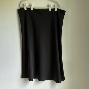 J.Crew Pull-On Slip Dress, Black, Plus Size 2X